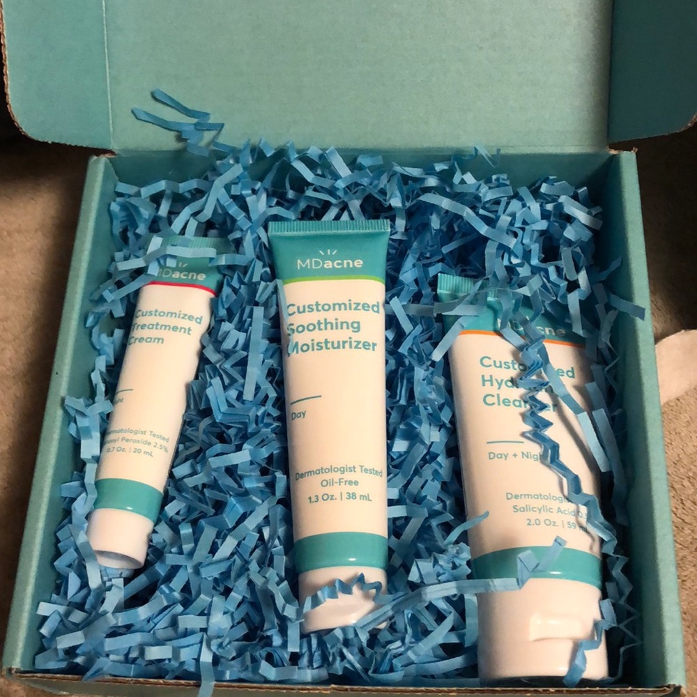 Face wash, Moisturizer, Treatment Cream!